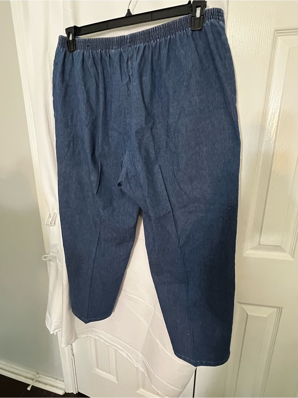 Alfred Dunner Dark Blue Straight Leg Jeans - Picture 4 of 4